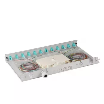 EFB Elektronik B71901L12OM3 šviesolaidinis adapteris LC Aqua Grey daugiamodis