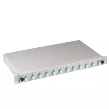 EFB Elektronik B71901L12OM3 šviesolaidinis adapteris LC Aqua Grey daugiamodis