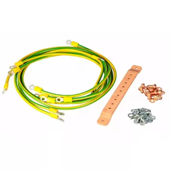 Įžeminimo gnybtai EFB Elektronik K3930V2N Žaliai Geltoni Varis Plienas