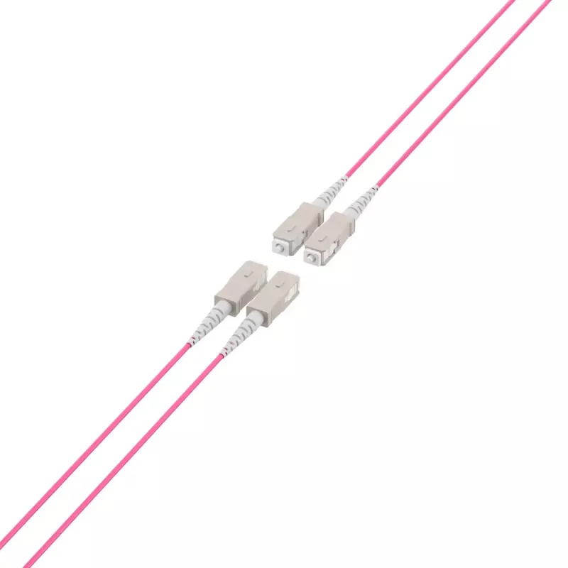 Skaidulinis optinis kabelis EFB Elektronik O8301S10OM4 4x SC OM4 10 m Smėlio, Juoda, Purpurinė