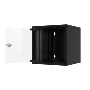 Sieninis spintinis stovas EFB Elektronik WGB-1004TS.30 10", 4U, 300 mm gylio, juodas RAL 9005