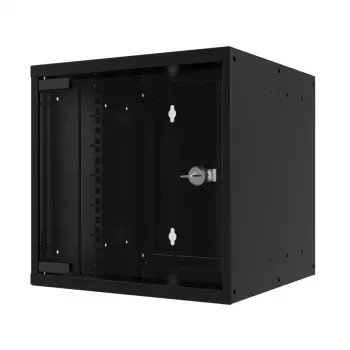 Sieninis spintinis stovas EFB Elektronik WGB-1004TS.30 10", 4U, 300 mm gylio, juodas RAL 9005