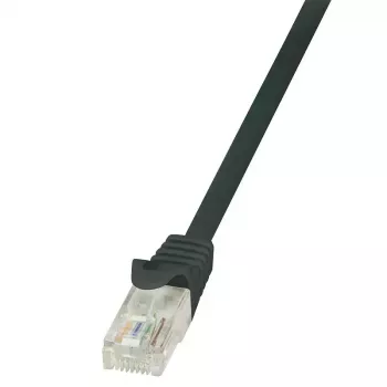 Tinklo kabelis LogiLink 3 m RJ45 Cat6 U/UTP juodas