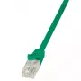 Tinklo kabelis LogiLink 2 m RJ45 Cat6 U/UTP žalias