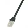 Tinklo kabelis LogiLink 3 m RJ45 Cat5e U/FTP juodas