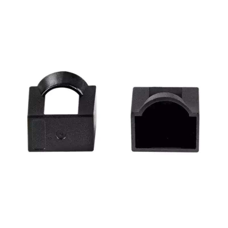 Elektroninio jungties dangtelio rinkinys LogiLink MP0062 juoda 50 vnt.