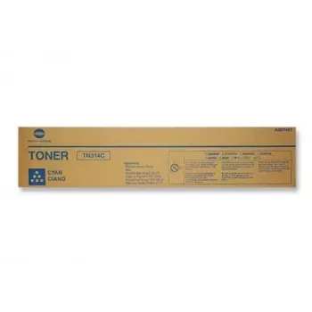 Originalus kasetė su toneriu Konica Minolta TN314C Cyan, išeiga 26 000 puslapių, 1 vnt.