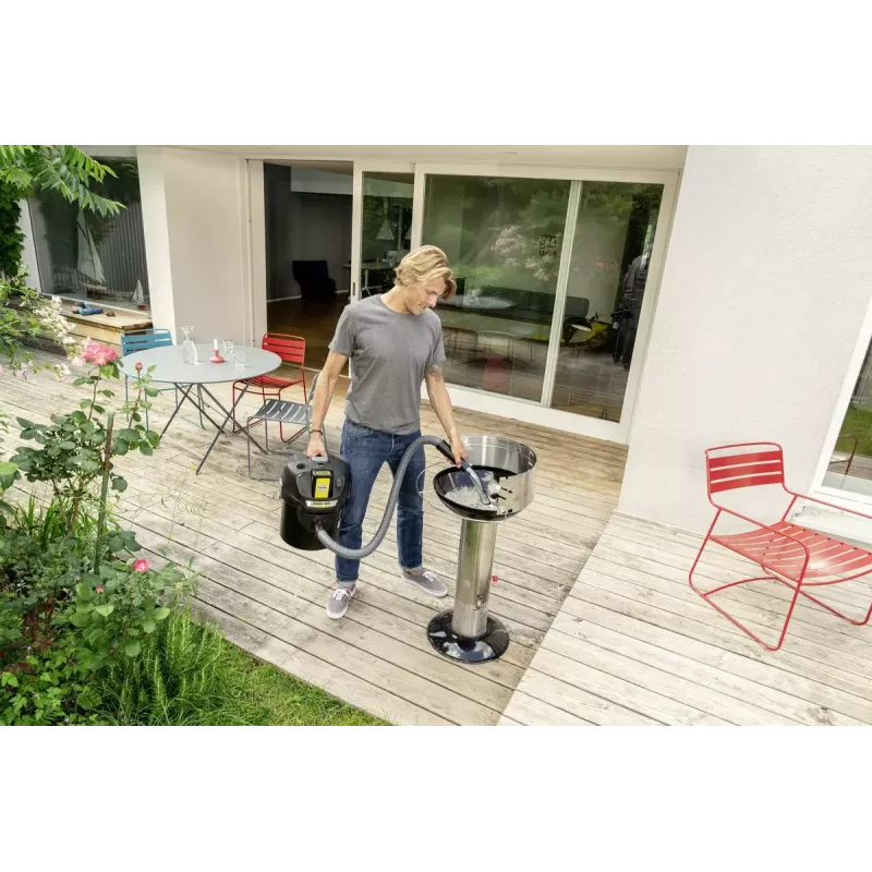 Karcher AD 2 Battery Set belaidis pelenų siurblys, su akumuliatoriumi ir įkrovikliu