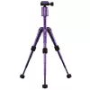Mantona 21188 Kaleido mini-trikojis skaitmeniniams ir juostiniams fotoaparatams, 3 kojos, violetinė
