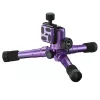 Mantona 21188 Kaleido mini-trikojis skaitmeniniams ir juostiniams fotoaparatams, 3 kojos, violetinė