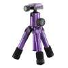 Mantona 21188 Kaleido mini-trikojis skaitmeniniams ir juostiniams fotoaparatams, 3 kojos, violetinė
