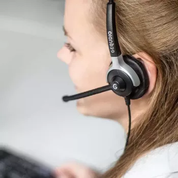 Ausinės GEQUDIO WA9005, laidinės, antausinės, juodos