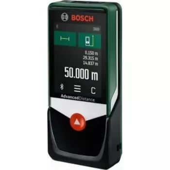 Lazerinis atstumo matuoklis Bosch AdvancedDistance 50C – 50 m, modelis 0603672202