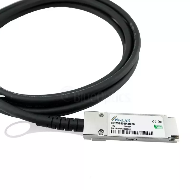 Tinklo kabelis BlueOptics 720202-B21-BL QSFP InfiniBand 5 m Juodas