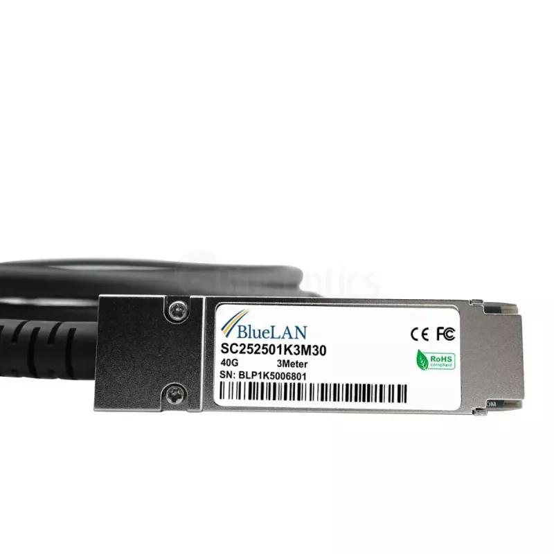 Tinklo kabelis BlueOptics 720202-B21-BL QSFP InfiniBand 5 m Juodas