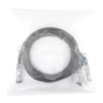 Tinklo kabelis BlueOptics Q28-4S28-DAC-2M-AT-BL QSFP28 4xSFP28 InfiniBand 2m Juoda