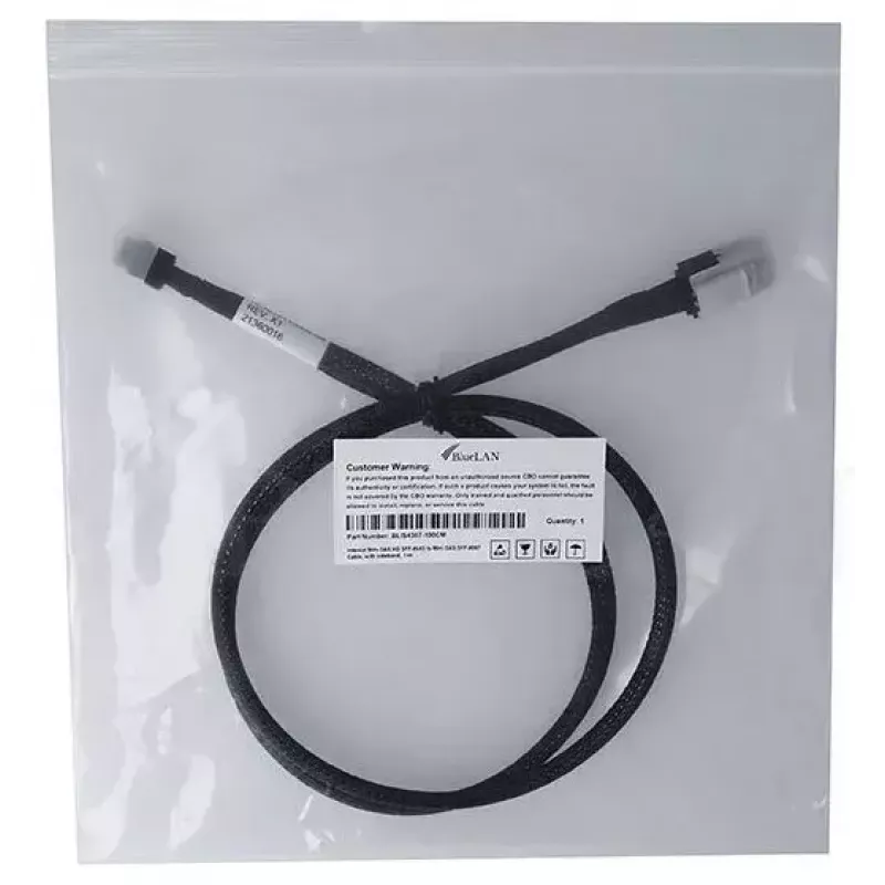 SAS kabelis BlueOptics BLIS4387-50CM 0,5 m MiniSAS-HD → MiniSAS 6 Gbit/s