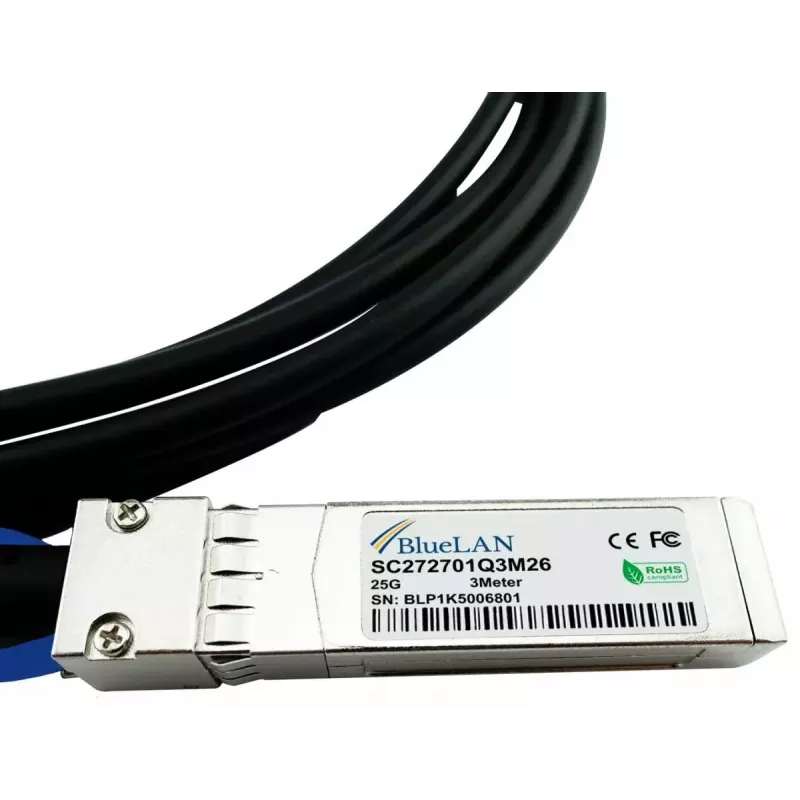 BlueOptics X66240A-2-BL InfiniBand / šviesolaidinis kabelis 2 m SFP28 juodas