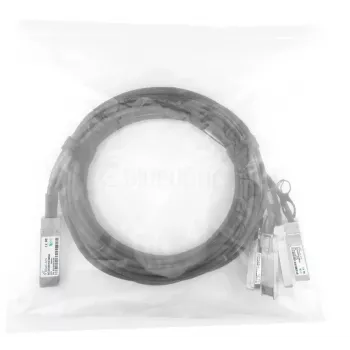 BlueOptics Q+BC0003-S+-BL QSFP į 4xSFP+ pasyvus varinis DAC kabelis 3 m