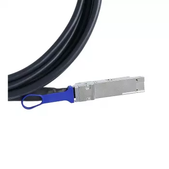 InfiniBand / šviesolaidinis kabelis BlueOptics QDD-400G-DAC-1M-BL 1 m QSFP-DD Kištukas/Kištukas
