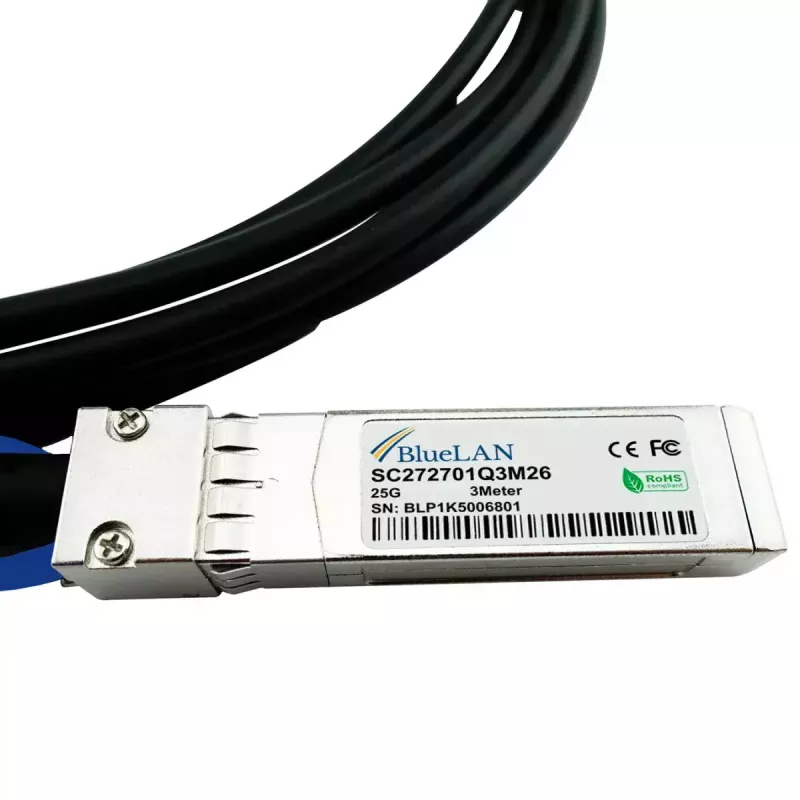 SFP28 DAC kabelis BlueOptics SFP28-DAC-5M-BL 5m Vyriškas/Vyriškas