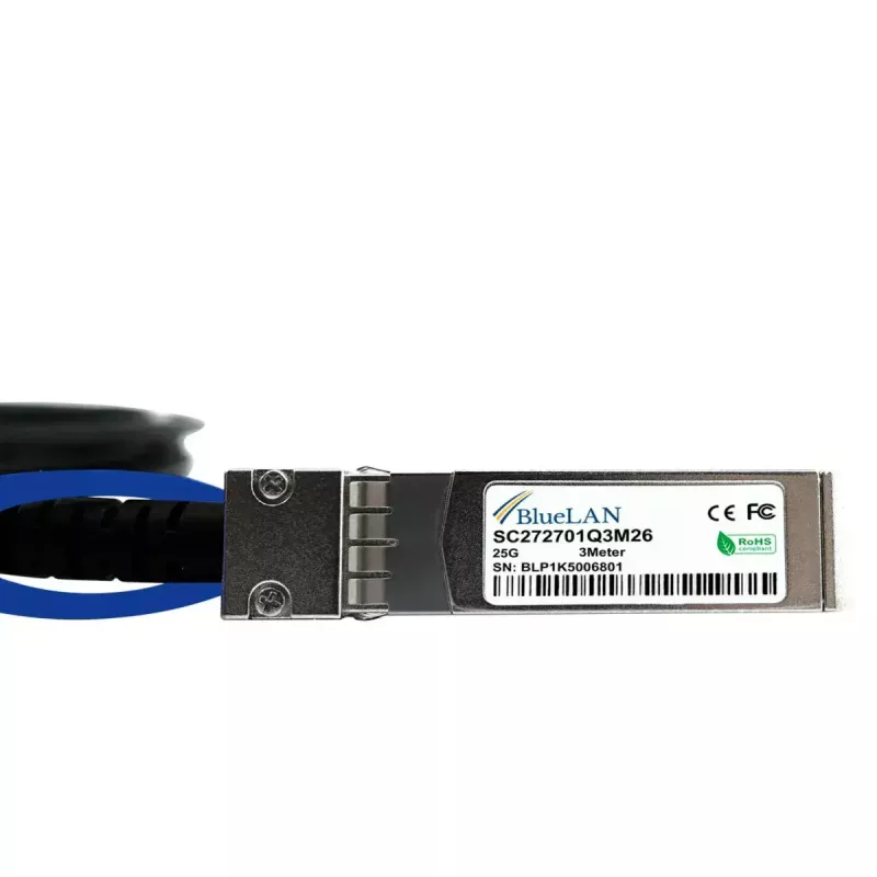 DAC kabelis BlueOptics SFP-25G-CU5M-BL SFP28 5m juodas