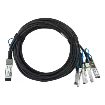 DAC laidas BlueOptics 470-ABOS-BL 2m QSFP28 4x SFP28 juodas