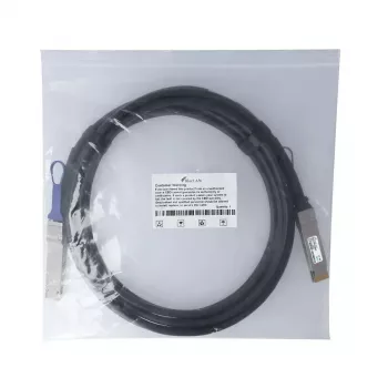 DAC kabelis BlueOptics PAN-QSFPDD-DAC-1M-BL QSFP-DD InfiniBand 1 m juodas