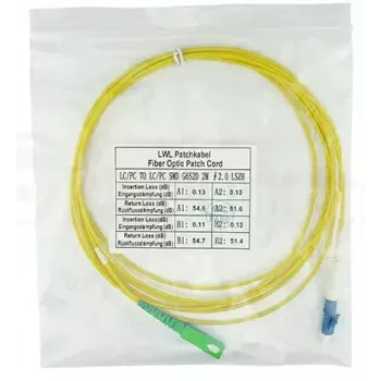 BlueOptics SFP2122BU2MS Simplex šviesolaidinis komutacinis kabelis LC-UPC/SC-APC OS2 2 m