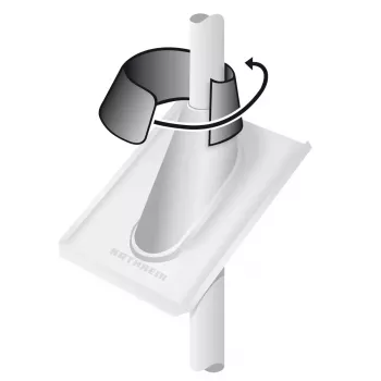 Antena Kathrein ZTC 01 Juoda, tinka stiebams nuo 2,7 cm iki 6 cm