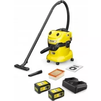 Šlapio ir sauso siurblys Kärcher WD 4-18 Dual Battery Set