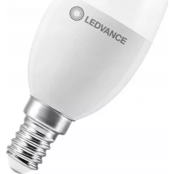 LED lemputė Ledvance 4.9W (atitinka 40W) E14 B35 470 lm 2700K pritemdoma matinė žvakė