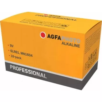 AGFA Professional šarminė baterija 9V – 10 vnt. pakuotė