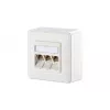 Kištukinis lizdas RJ-45 BTR NETCOM 1309130002-E Baltas