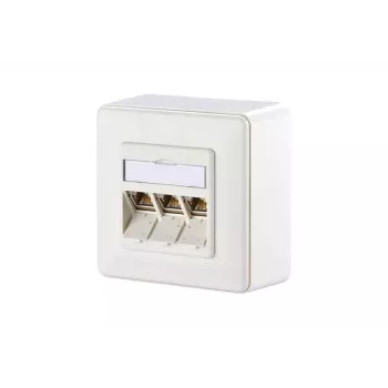 Kištukinis lizdas RJ-45 BTR NETCOM 1309130002-E Baltas