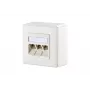 Kištukinis lizdas RJ-45 BTR NETCOM 1309130002-E Baltas