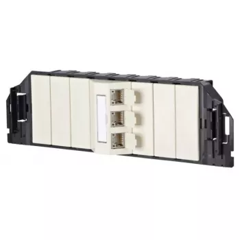Kištukinis lizdas RJ-45 MetzConnect 1309310301-E Juoda Balta 6e kategorija