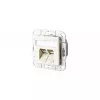 Abonentinė RJ-45 rozetė BTR 130C381101-I, Cat6a, balta