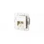 Abonentinė RJ-45 rozetė BTR 130C381101-I, Cat6a, balta
