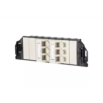RJ-45 lizdas BTR NETCOM 130B11S60301-E perlinė balta