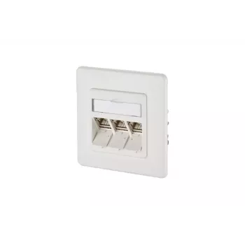 RJ-45 kištukinis lizdas BTR NETCOM 130B12D31002-E Baltas