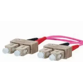 Skiemeninis šviesolaidinis kabelis METZ CONNECT 151S1EOEO20E 2x SC OM4 2 m Rožinis