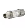 Metalinis M12 kištukinis jungtis METZ CONNECT MNF881A315-0001