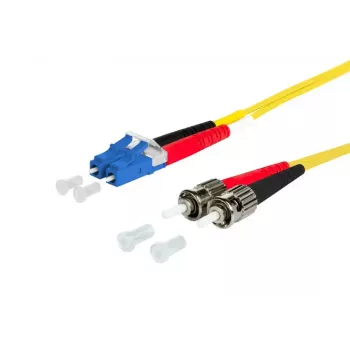 Skiemeninis optinis kabelis METZ CONNECT 151P1JOAO30E LC 2x ST I-V(ZN) H 3 m geltonas