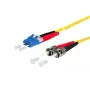 Skiemeninis optinis kabelis METZ CONNECT 151P1JOAO30E LC 2x ST I-V(ZN) H 3 m geltonas