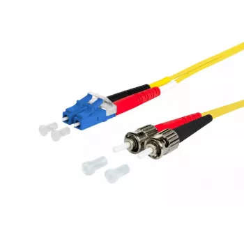 Skaidulinės optikos kabelis METZ CONNECT 151P1JOAO50E LC 2x ST I-V(ZN) H 5 m Geltonas