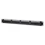 Pataisų skydas MetzConnect 130A08-AP29-E 24 prievadų RJ-45 Cat5e 1U juodas