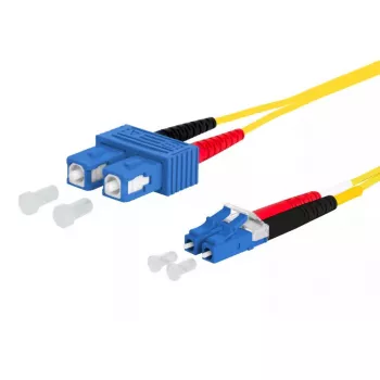 Šviesolaidinis kabelis MetzConnect 151P1EOJOA5E 15 m I-V(ZN) H G.657.A2 SC į LC Geltonas