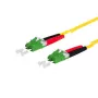 Skiemeninis optinis kabelis METZ CONNECT 151P1JAJA50E LC/APC OS2 5 m geltonas