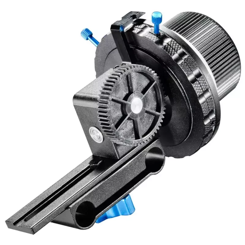Walimex Follow Focus F3 juodas mėlynas baltas aliuminis plastikas 460g